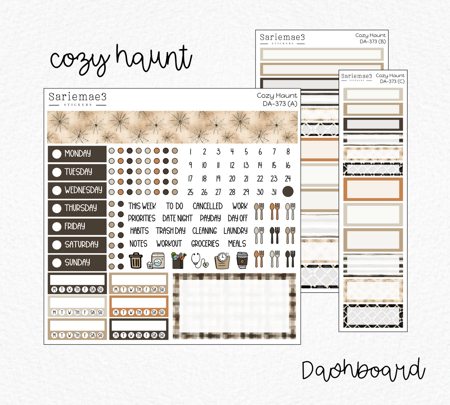 Dashboard Layout Kit, Cozy Haunt, DA-373