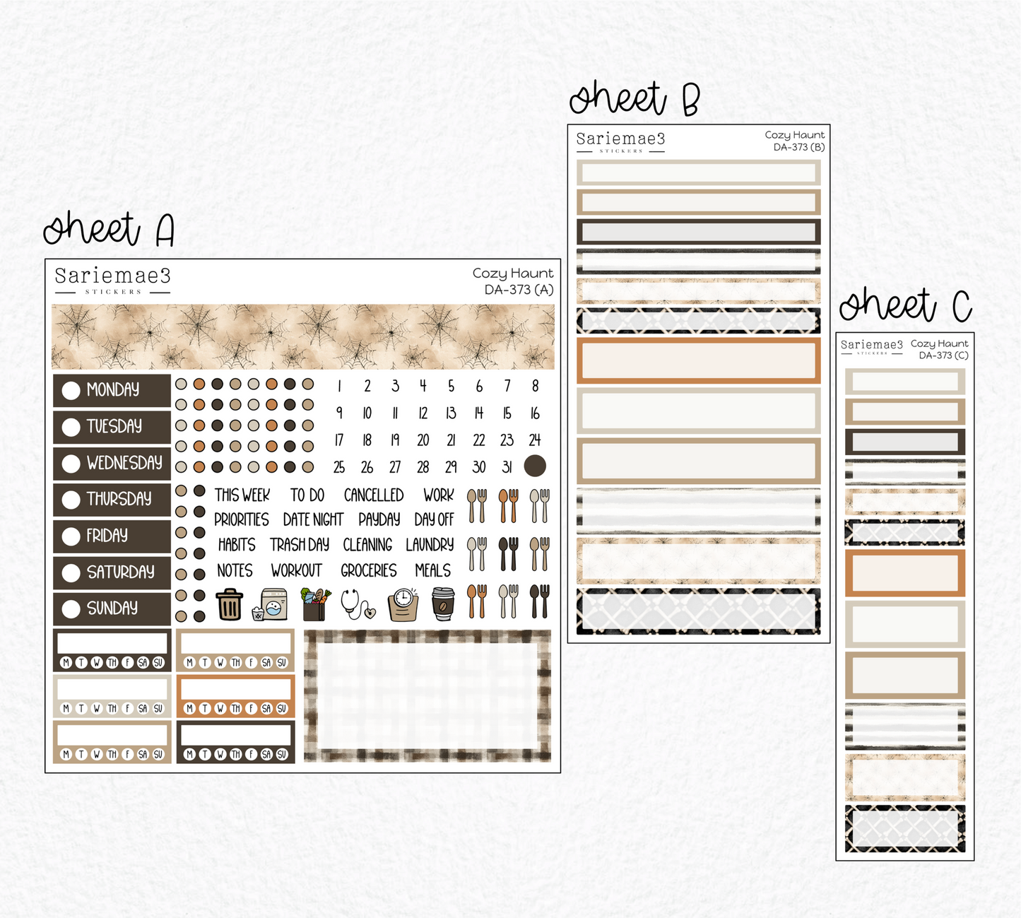 Dashboard Layout Kit, Cozy Haunt, DA-373
