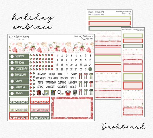 Dashboard Layout Kit, Holiday Embrace, DA-377