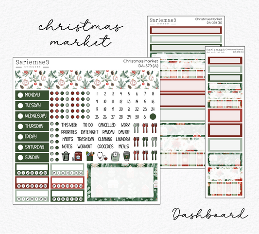 Dashboard Layout Kit, Christmas Market, DA-379