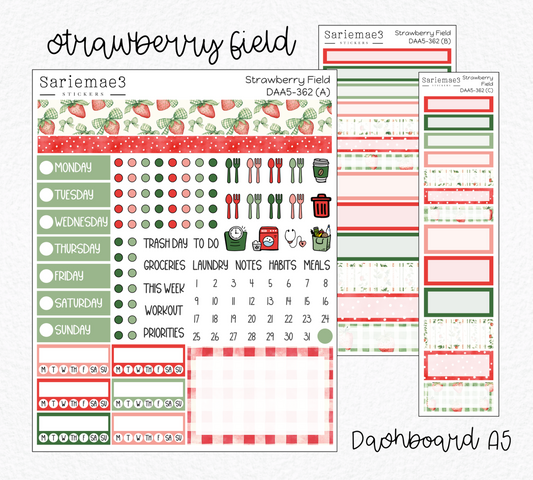 Dashboard Layout Kit (A5), Strawberry Field, DAA5-362