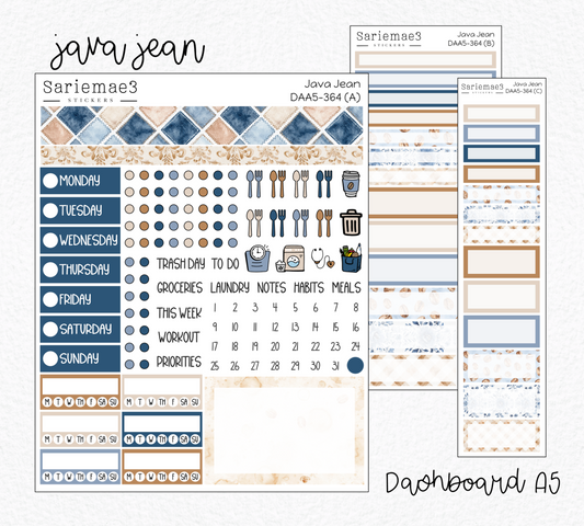 Dashboard Layout Kit (A5), Java Jean, DAA5-364