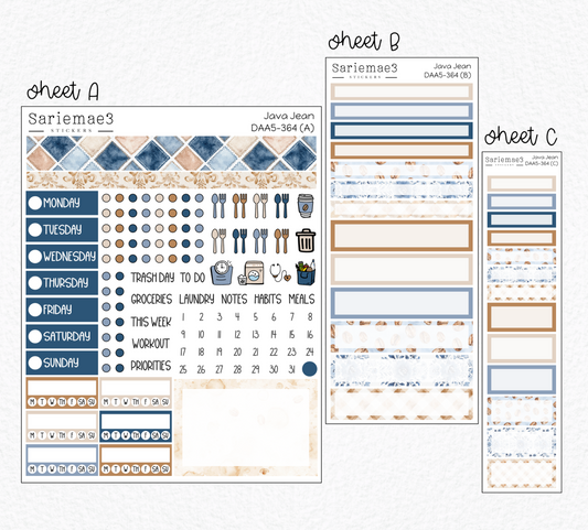 Dashboard Layout Kit (A5), Java Jean, DAA5-364
