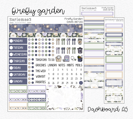 Dashboard Layout Kit (A5), Firefly Garden, DAA5-367