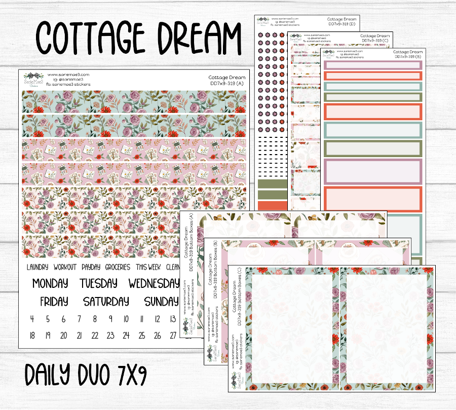 Daily Duo Kit (7x9), Cottage Dream, DD-319