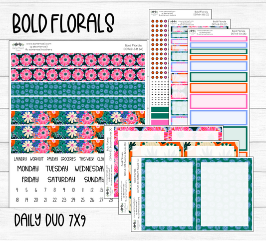 Daily Duo Kit (7x9), Bold Florals, DD-331