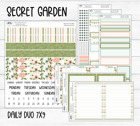 Daily Duo Kit (7x9), Secret Garden, DD-333