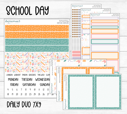 Daily Duo Kit (7x9), School Day, DD-334