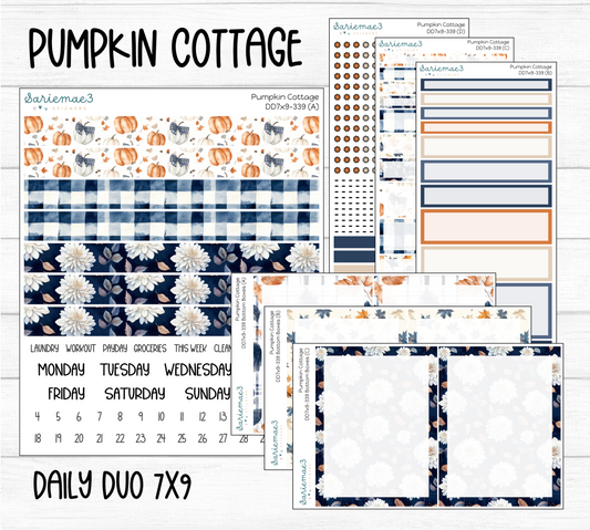 Daily Duo Kit (7x9), Pumpkin Cottage, DD-339