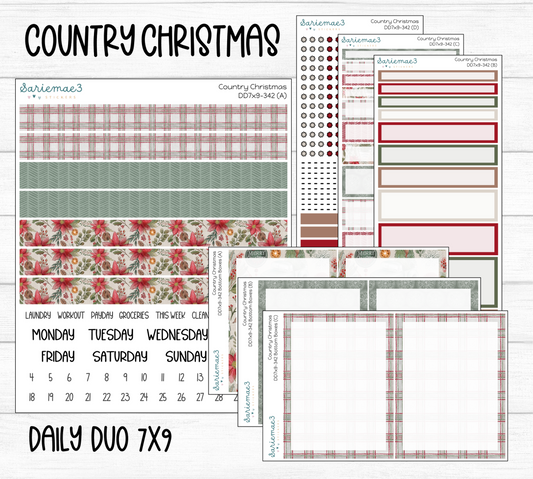 Daily Duo Kit (7x9), Country Christmas, DD-342