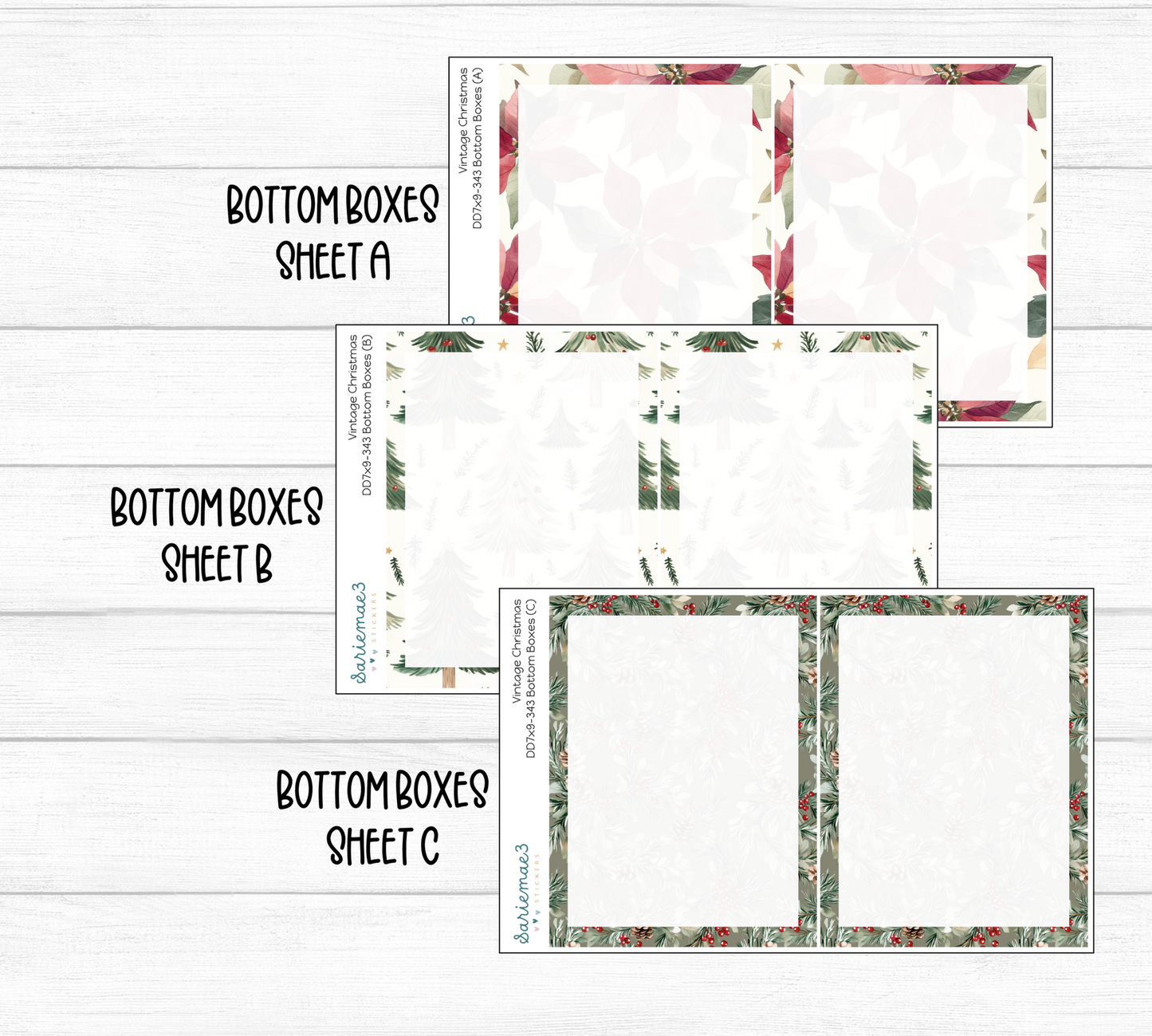 Daily Duo Kit (7x9), Vintage Christmas, DD-343