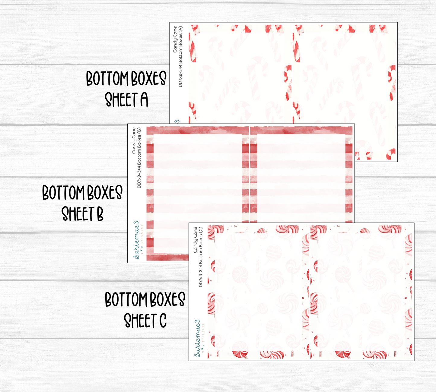 Daily Duo Kit (7x9), Candy Cane, DD-344