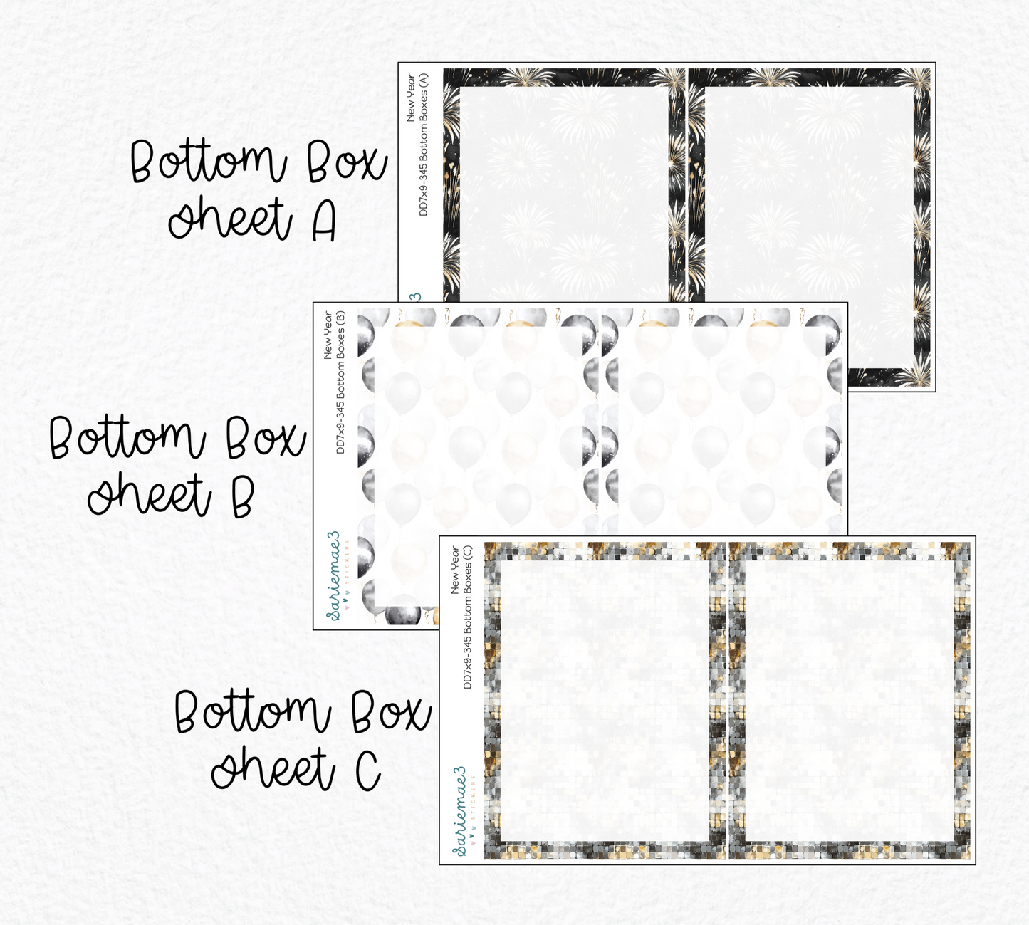 Daily Duo Kit (7x9), New Year, DD-345