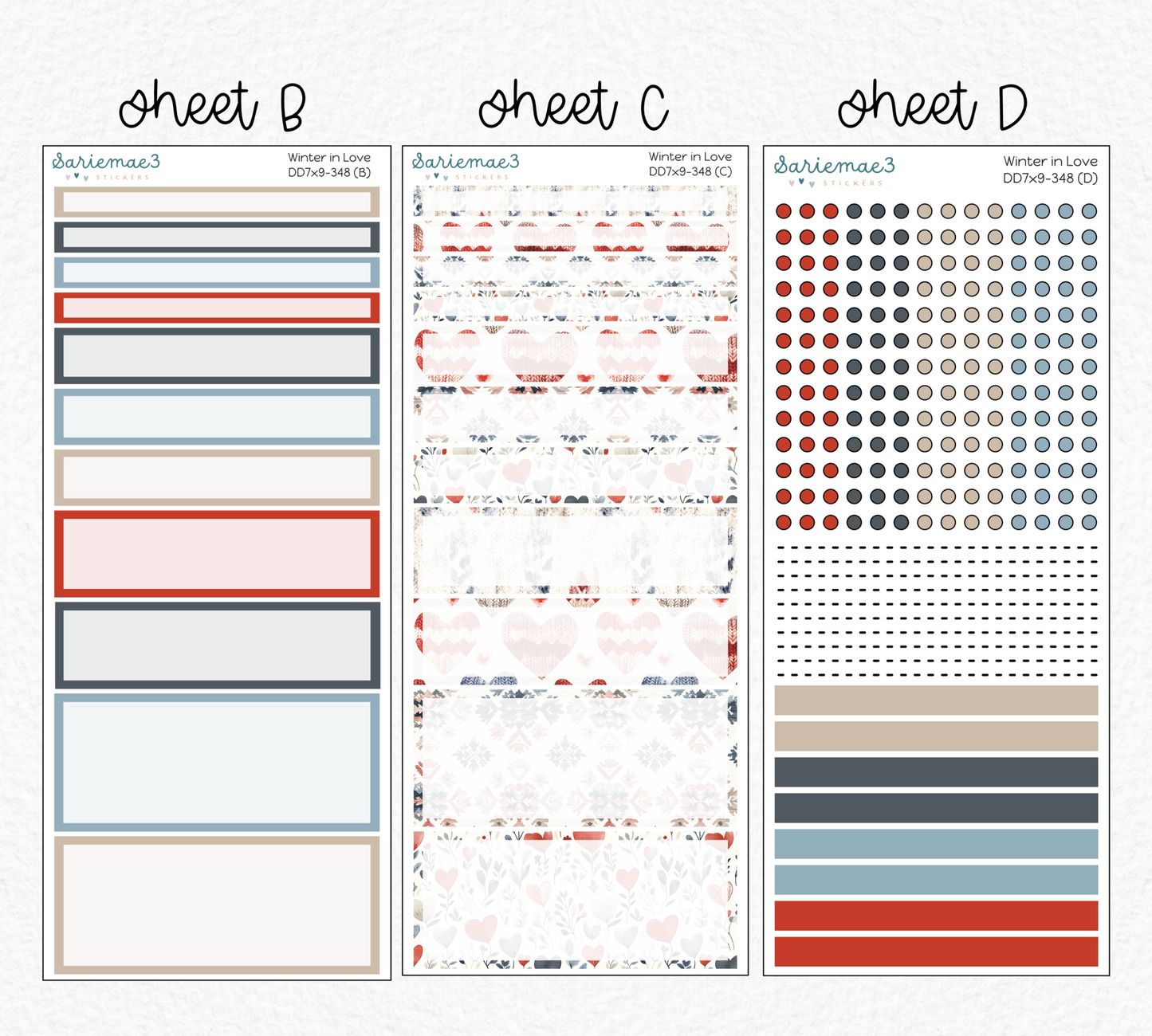 Daily Duo Kit (7x9), Winter in Love, DD-348