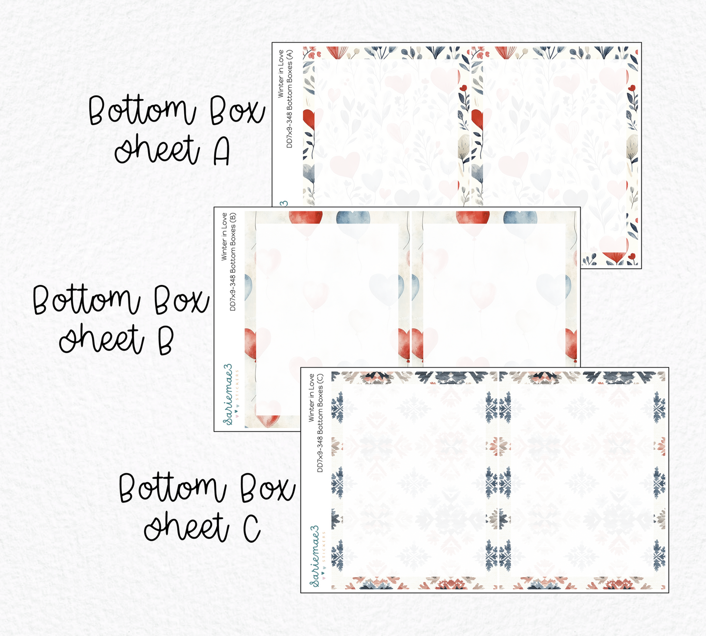 Daily Duo Kit (7x9), Winter in Love, DD-348