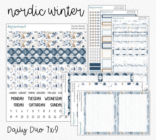 Daily Duo Kit (7x9), Nordic Winter, DD-349