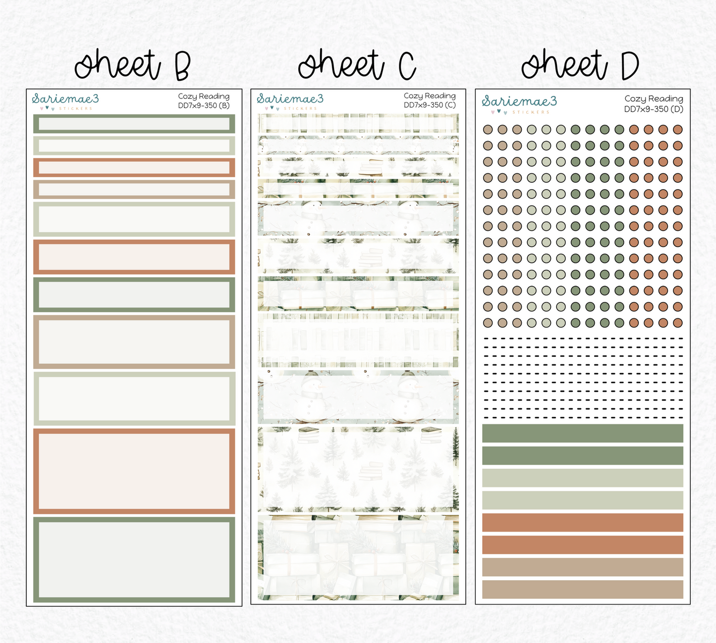 Daily Duo Kit (7x9), Cozy Reading, DD-350