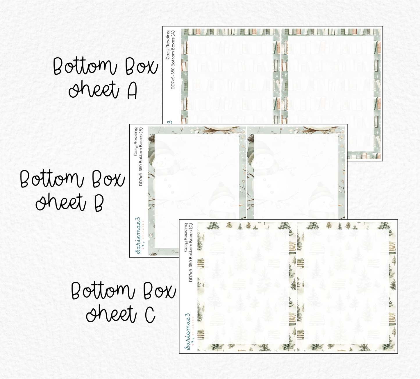 Daily Duo Kit (7x9), Cozy Reading, DD-350