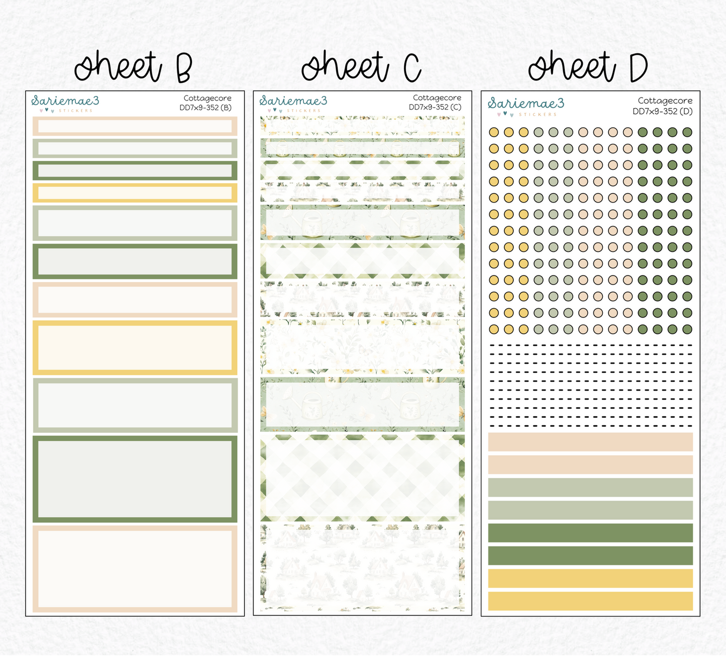 Daily Duo Kit (7x9), Cottagecore, DD-352