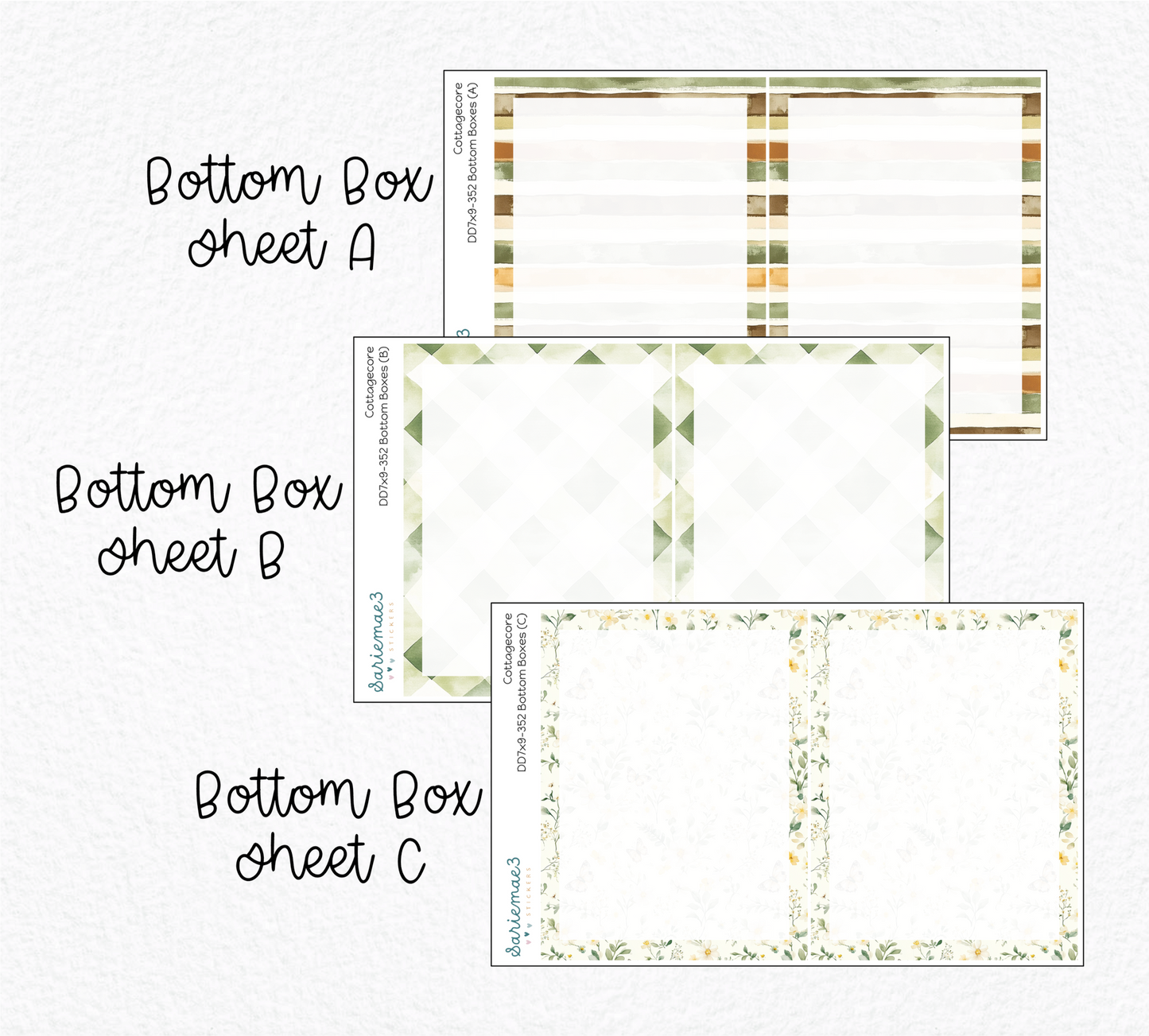 Daily Duo Kit (7x9), Cottagecore, DD-352