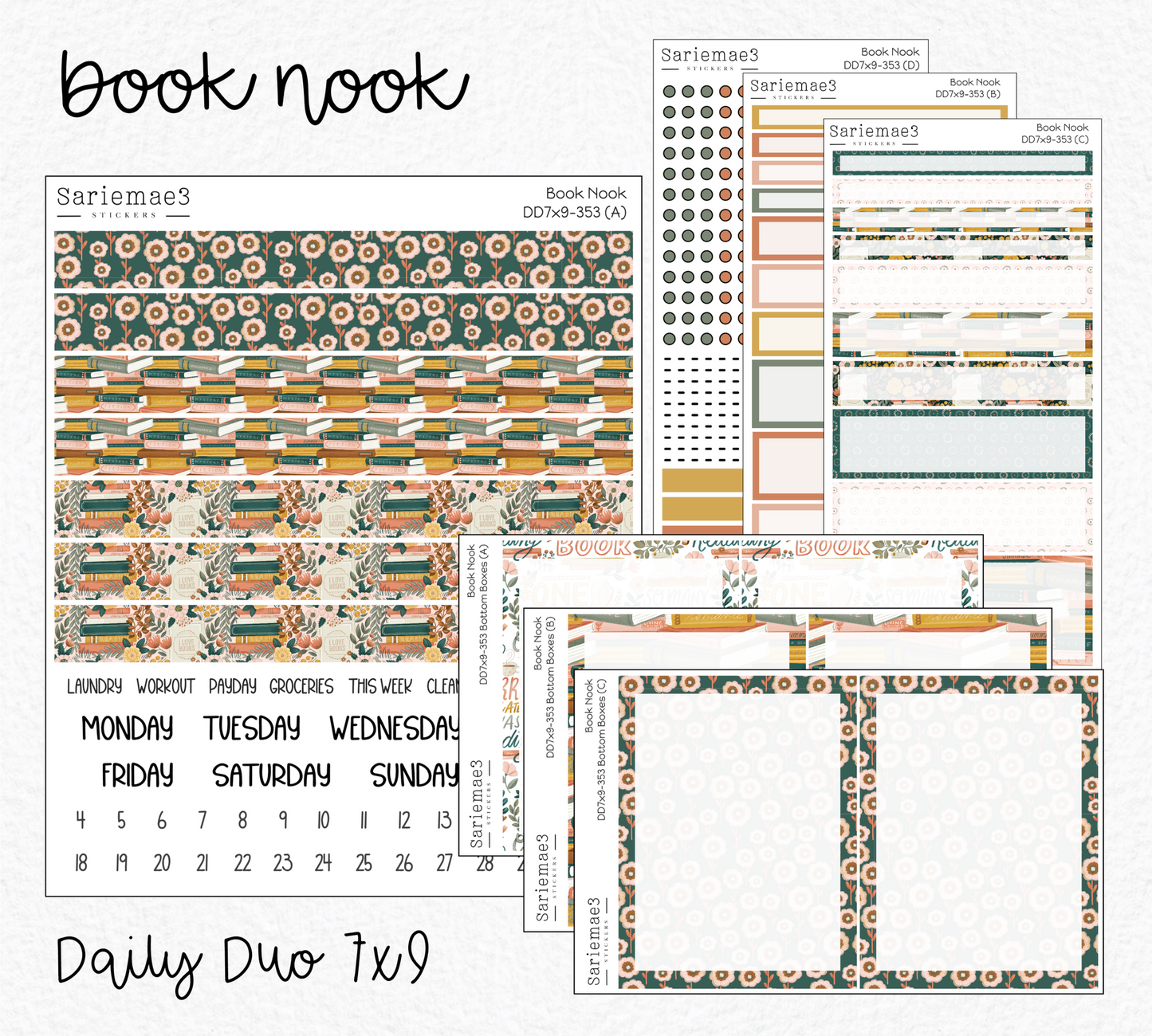 Daily Duo Kit (7x9), Book Nook, DD-353