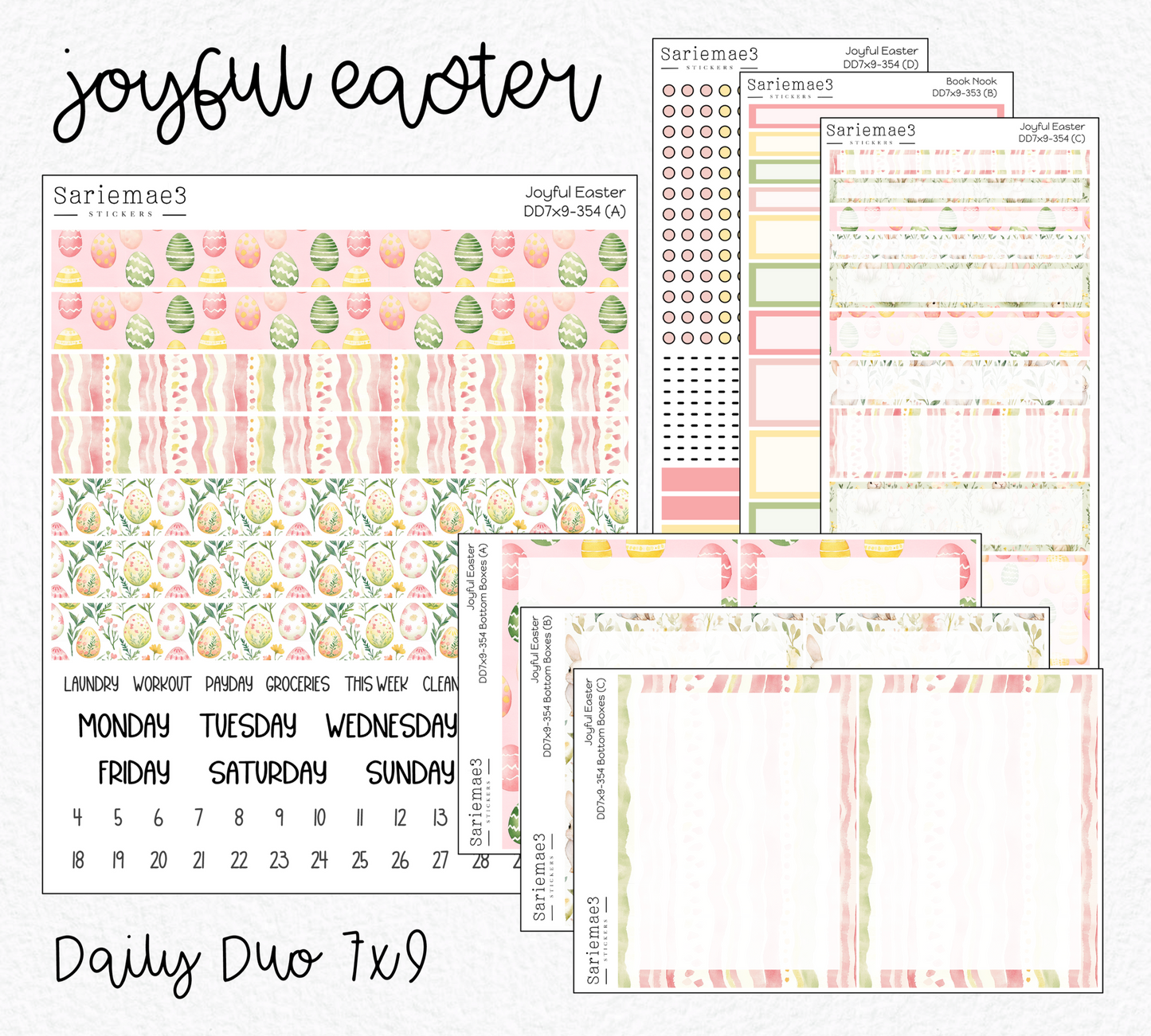 Daily Duo Kit (7x9), Joyful Easter, DD-354