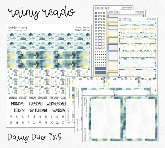 Daily Duo Kit (7x9), Rainy Reads, DD-356