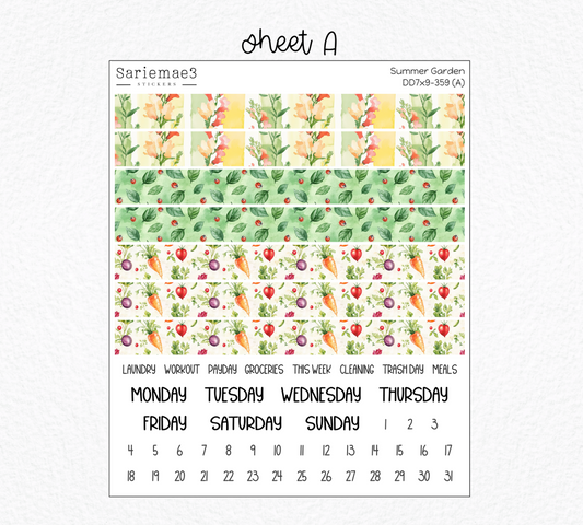 Daily Duo Kit (7x9), Summer Garden, DD-359