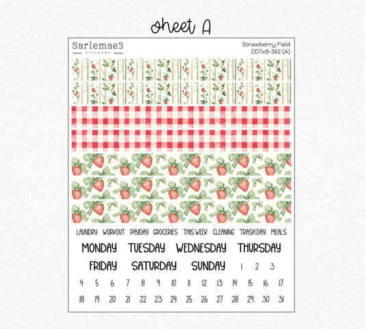 Daily Duo Kit (7x9), Strawberry Field, DD-362