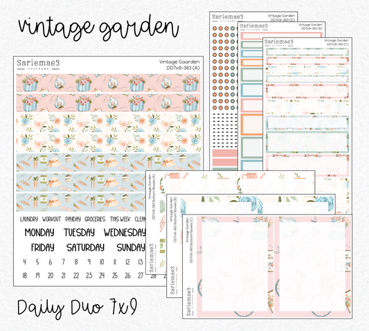 Daily Duo Kit (7x9), Vintage Garden, DD-363