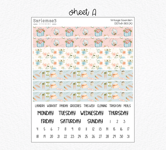 Daily Duo Kit (7x9), Vintage Garden, DD-363