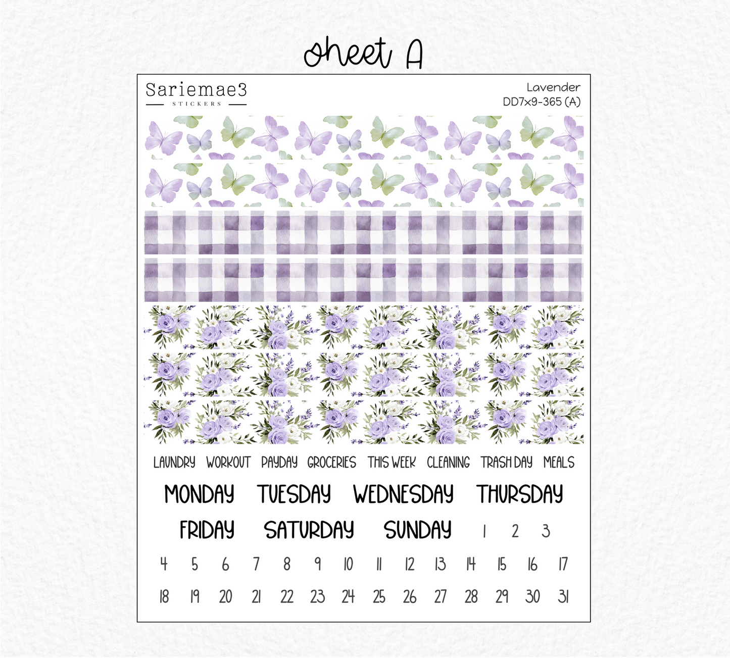 Daily Duo Kit (7x9), Lavender, DD-365