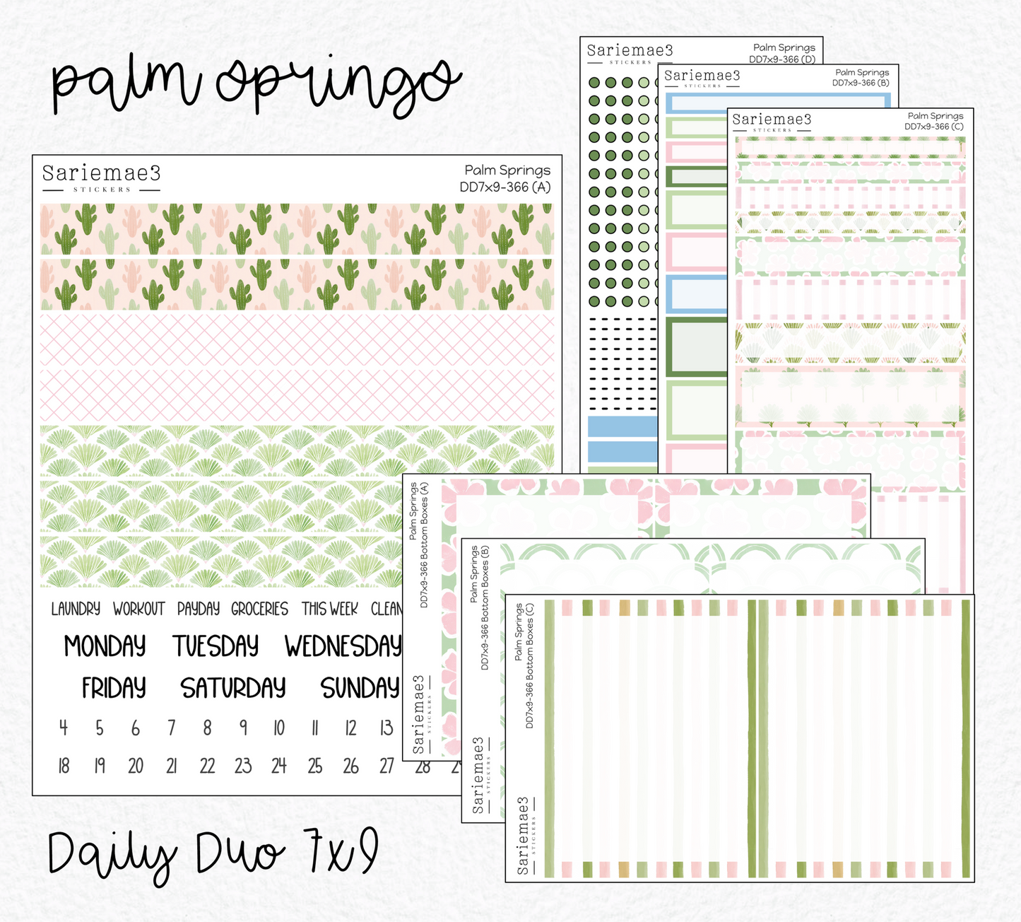 Daily Duo Kit (7x9), Palm Springs, DD-366