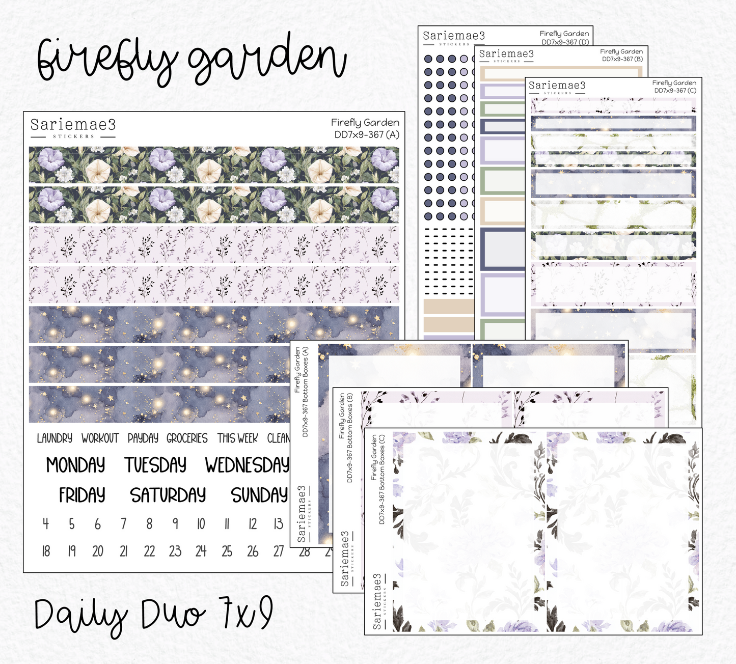 Daily Duo Kit (7x9), Firefly Garden, DD-367