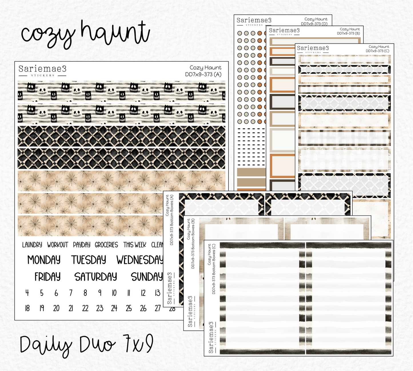 Daily Duo Kit (7x9), Cozy Haunt, DD-373