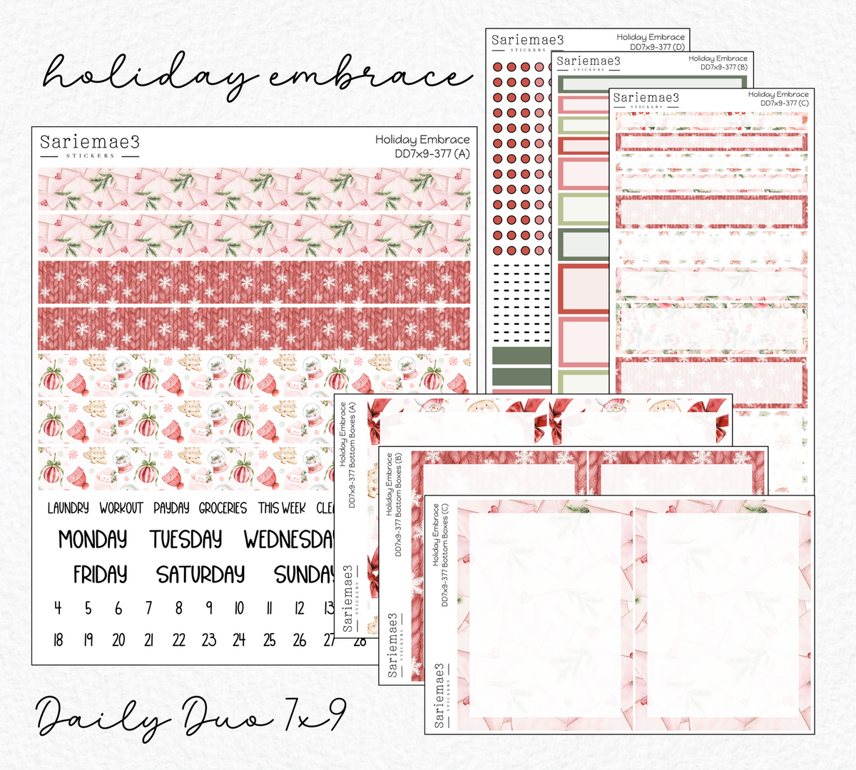 Daily Duo Kit (7x9), Holiday Embrace, DD-377
