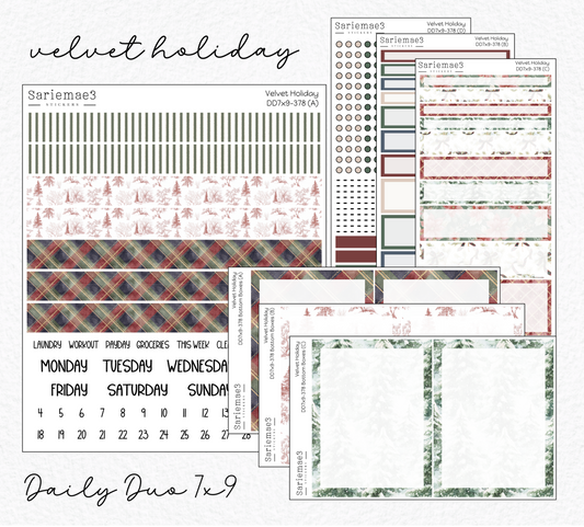 Daily Duo Kit (7x9), Velvet Holiday, DD-378