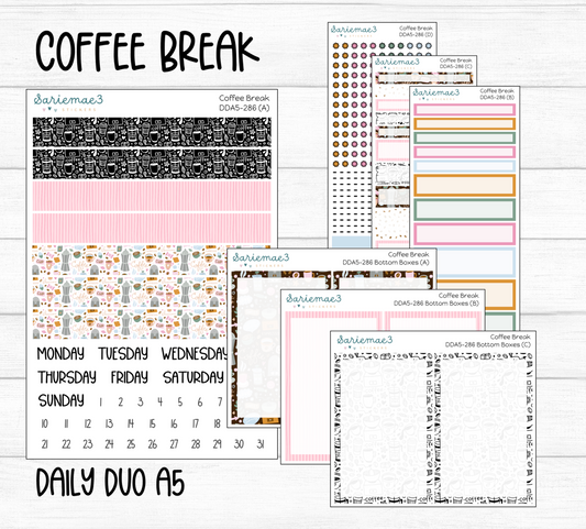 Daily Duo Kit (A5), Coffee Break, DDA5-286
