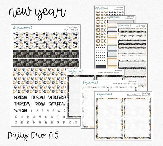 Daily Duo Kit (A5), New Year, DDA5-345