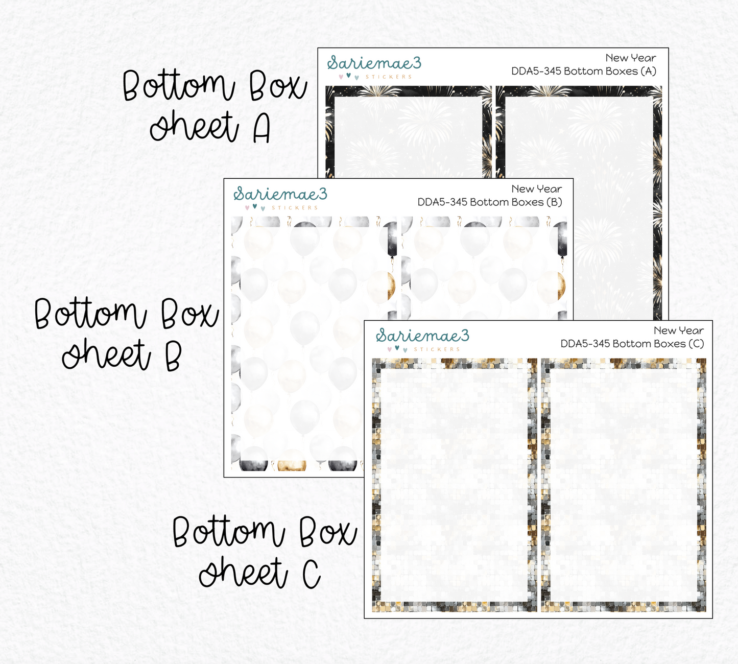 Daily Duo Kit (A5), New Year, DDA5-345