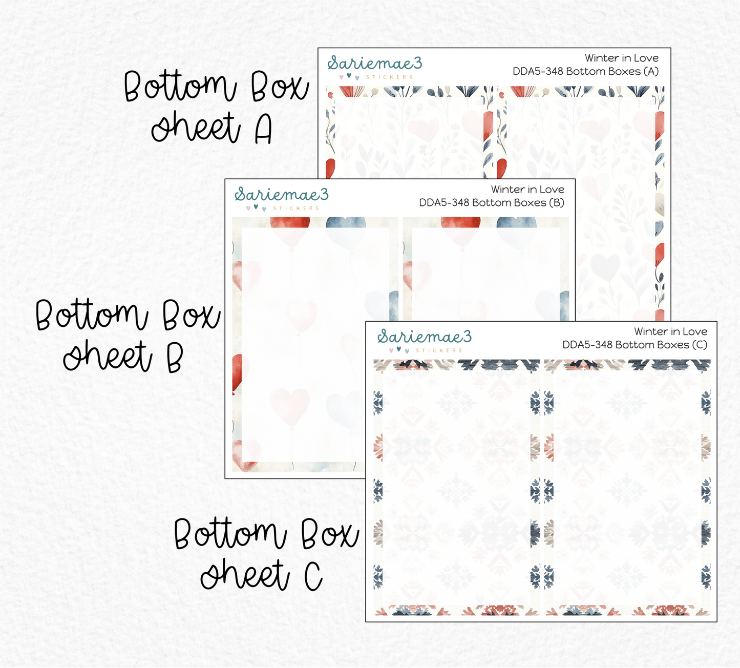 Daily Duo Kit (A5), Winter in Love, DDA5-348