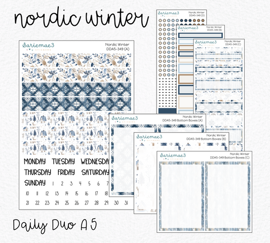 Daily Duo Kit (A5), Nordic Winter, DDA5-349