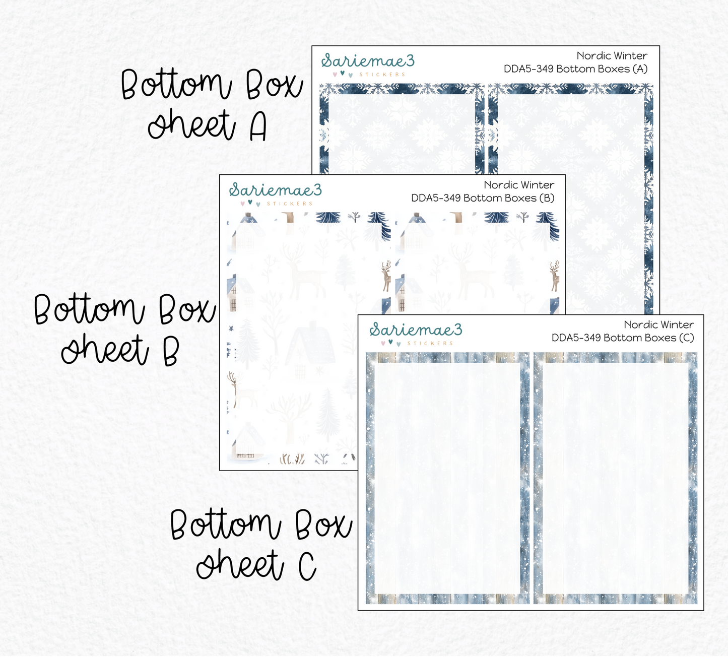 Daily Duo Kit (A5), Nordic Winter, DDA5-349