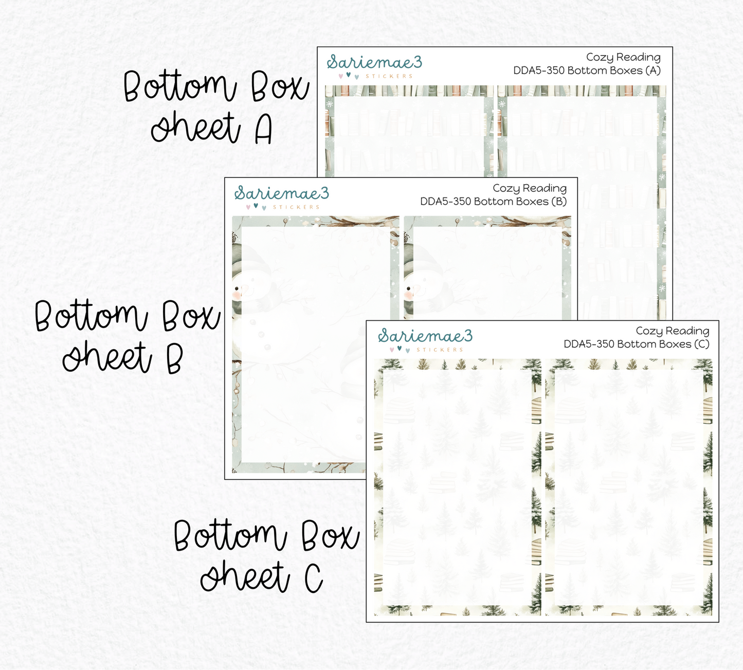 Daily Duo Kit (A5), Cozy Reading, DDA5-350