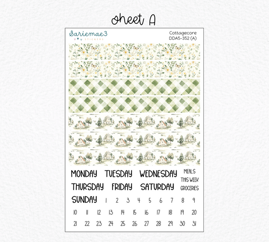 Daily Duo Kit (A5), Cottagecore, DDA5-352