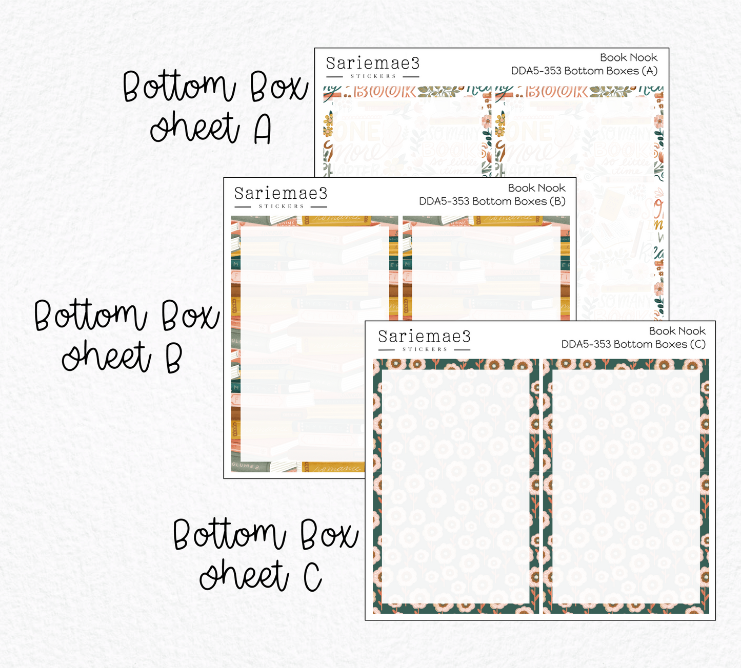 Daily Duo Kit (A5), Book Nook, DDA5-353