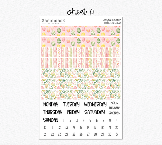 Daily Duo Kit (A5), Joyful Easter, DDA5-354