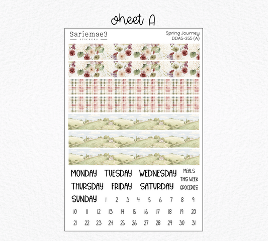 Daily Duo Kit (A5), Spring Journey, DDA5-355