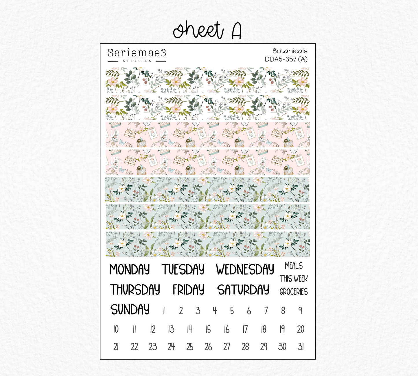 Daily Duo Kit (A5), Botanicals, DDA5-357