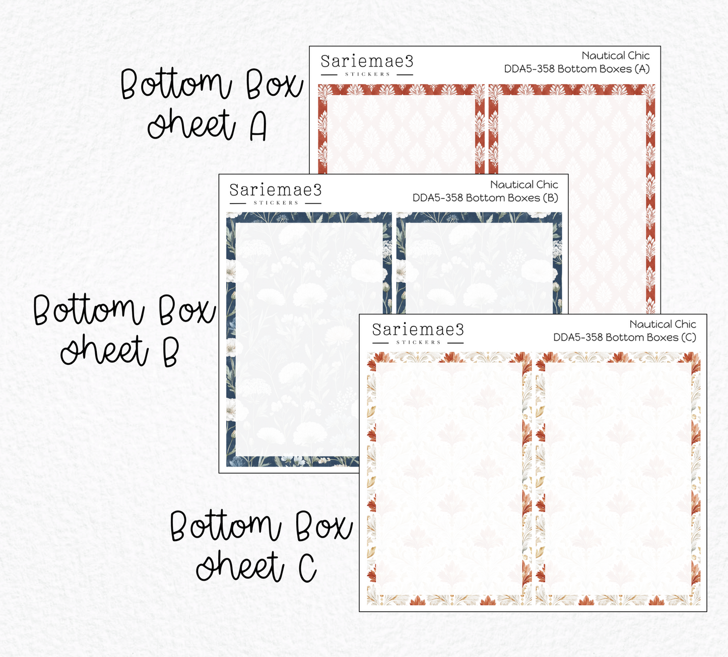 Daily Duo Kit (A5), Nautical Chic, DDA5-358